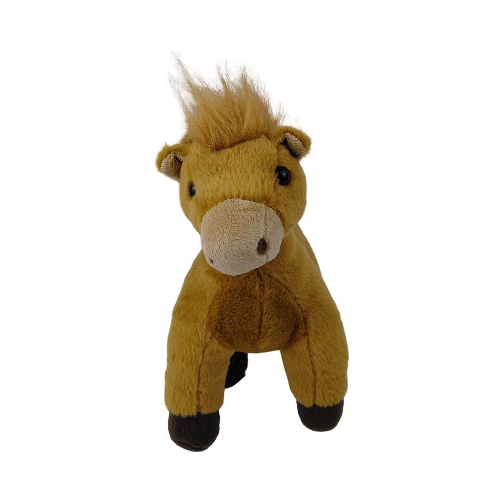 Walmart Brown Horse Pony Donkey Plush Stuffed Animal Vintage